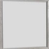 Royal Hampton Wall Mount Dresser Mirror, Beveled Accent, Gray Solid Wood 36x40 - 3 of 4