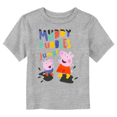 Peppa Pig Toddler Boy Stripe Short Raglan Sleeve Tee