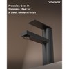 YAWWALK Single Handle Single Hole Bathroom Faucet with Valve - 3 of 4