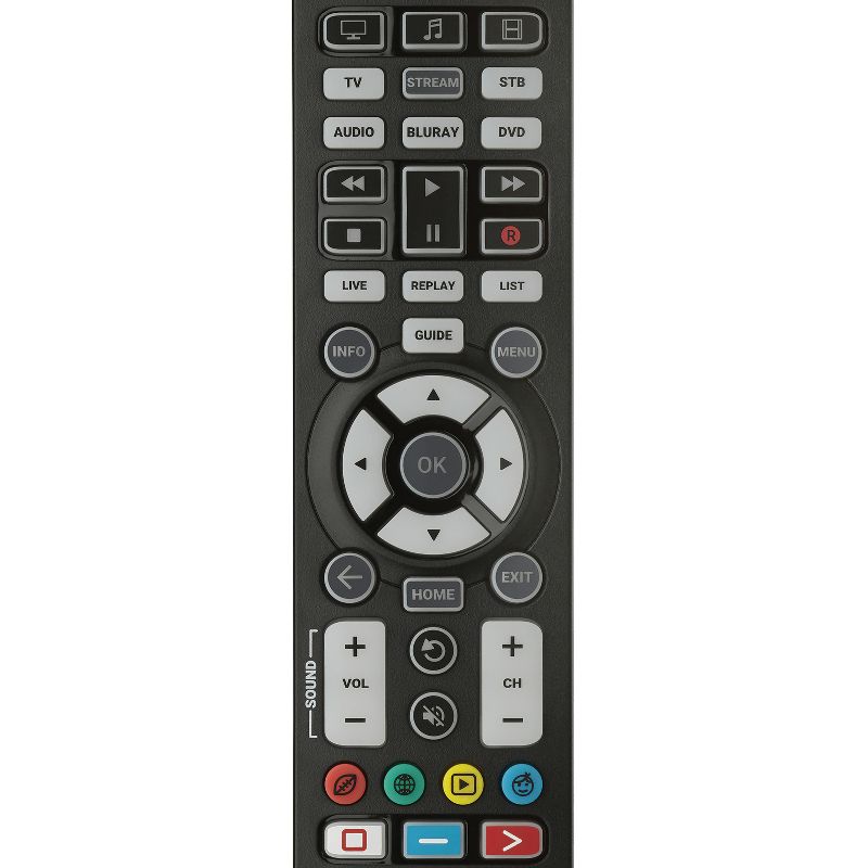 onn® 6-Device Universal Remote, 4 of 9