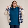 Lands' End Women's Long Sleeve Waffle Cowl Neck Tunic - 4 of 4