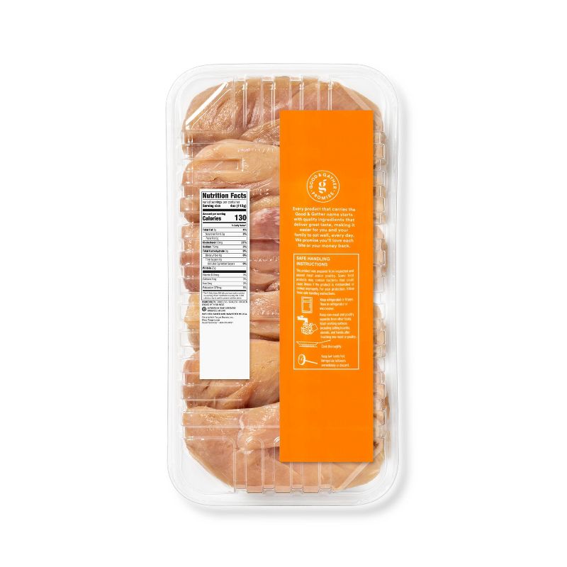 Boneless &#38; Skinless Chicken Breast Value Pack - 4.5-5.25lbs - price per lb - Good &#38; Gather&#8482;, 2 of 4