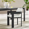 Modway  Tahoe Outdoor Patio Powder-Coated Aluminum Fabric Dining Chair in Gray White - Patio Metal Dining Chair with Cushions Modern Outdoor Seating - 2 of 4