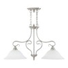 Livex Lighting Coronado 2 - Light Island Pendant Light in  Brushed Nickel - image 2 of 4