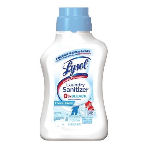 Lysol sanitizing outlet laundry detergent