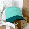Pavilion Gift Company - River People - Adjustable Turquoise Neoprene Mesh Hat - Hats - 4 of 4