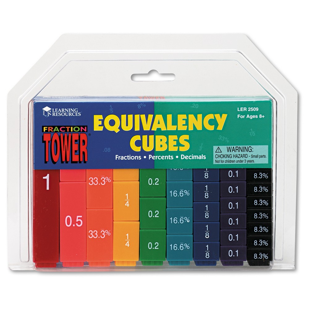 UPC 765023025095 product image for Learning Resources Fraction Tower Activity Set, Math Manipulatives, for Grades 1 | upcitemdb.com