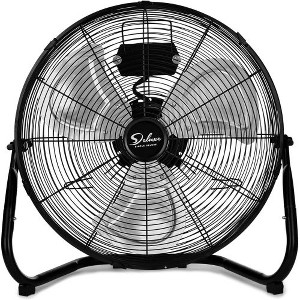 BestParts 18" 3-Speed High Velocity Heavy Duty Metal Industrial Floor Fan, 360° Adjustable Tilt, Black - 1 of 4