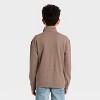 Boys' Quarter Zip Relaxed Fit Fleece Pullover Sweatshirt - Cat & Jack™ - 2 of 3