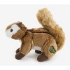 goDog Wildlife Chipmunk Squeaky Plush Dog Toy, Chew Guard Technology - Brown, Large - 2 of 4