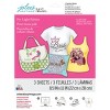 Jolee's Easy Image Transfer Sheets 8.5"X11" 3/Pkg-Glitter For Light Fabrics - 2 of 2