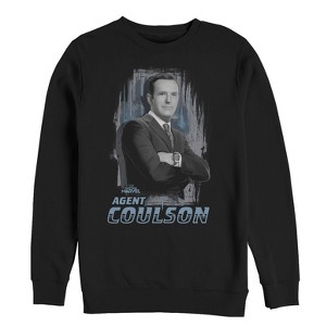 Men's Marvel Captain Marvel Agent Coulson Sweatshirt - 1 of 3