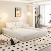 KWPZQEB Folding Sofa Bed, Convertible Sleeper Chair with Pillows, 3-in-1 Foldable Sofa Bed, Comfy Fabric Floor Sofa for Living Room Bedroom - 3 of 4
