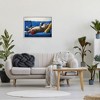 Stupell Industries Cat Couch Relaxing Red Yarn Ball Pet Portrait Framed Giclee Art, Gray, 30" x 24" - 3 of 4