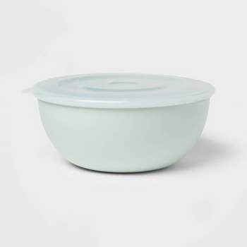 Lidded Mixing Bowl Gray - Room Essentials