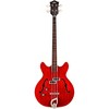 Guild Starfire I Bass Semi-Hollow Short Scale Double-Cut Left-Handed Bass Guitar Cherry Red - 3 of 4