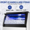 SOZT 24.4 in. Commercial Ice Maker 360 lb./24 H Stainless Steel Freestanding Ice Maker Machine with Full Cube Production - 2 of 4