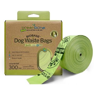 Greenbone Bio Base 300- Count Waste Bag Roll in Box Dispenser - Lavendar or Unscented - 1 of 4