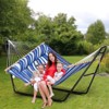 VEVOR Universal 2 Person Hammock Stand, Adjustable Heavy Duty 550 lbs Capacity Hammock Stand Fits 8-13 ft Hammocks for Outdoor and Indoor - 2 of 4