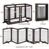 Yaheetech 34" Height Tall Pet Gate with Wood and Wire for Doorway - 3 of 4