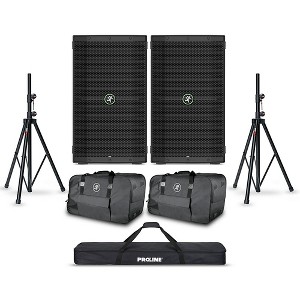 Mackie Thump210 10" Powered Speaker Pair With Bags and Stands - 1 of 4