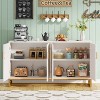 Hommoo 59" Modern Sideboard Buffet Kitchen Storage Cabinet with Doors - 4 of 4