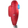 Amongst Us Imposter Sus Crewmate Inflatable Adult Costume Red | Standard - 3 of 4