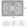 Whizmax Printed Vintage Area Rug, Non Slip Ultra Thin Low Pile Indoor Floor Carpet - 2 of 4