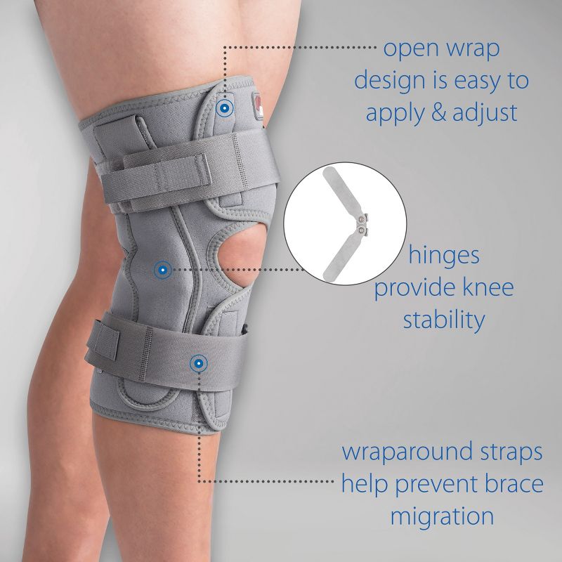 Swede-O Thermal Vent Open Wrap Hinged Knee Brace, 2 of 7