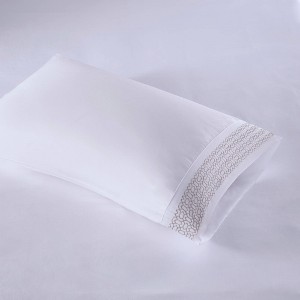 Madison Park 4pc Embroidered Microfiber Sheet Set - 1 of 4