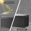 BI&SEA 260 Gallon Waterproof Deck Box-178,Lockable Resin Storage Box for Patio Furniture Cushions Garden Tools and Outdoor Delivery Storage - 4 of 4