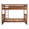 Full-Over-Full Bunk Bed with Ladders and Two Storage Drawers - 3 of 4