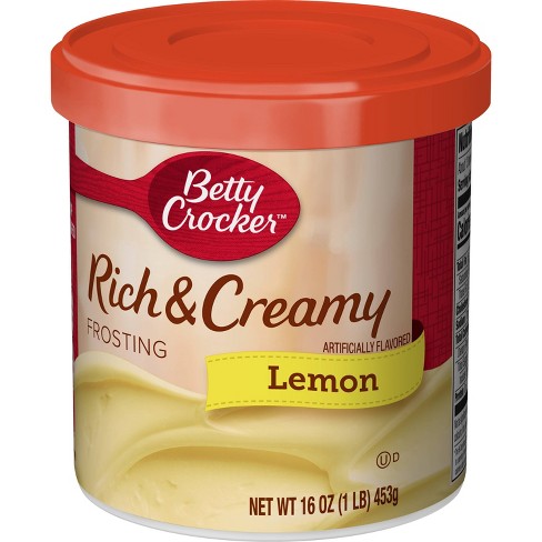Betty Crocker Lemon Frosting 16oz Target