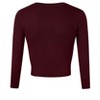Women's Casual Open Front Knit Cropped Bolero Shrug 3/4 Sleeve Cardigan Sweater - 4 of 4