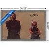 Trends International Star Wars: Ahsoka - Ahsoka and Anakin Throwback Framed Wall Poster Prints - 3 of 4