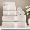 Luxury Cotton Heavyweight Ultra-Plush 8 Piece Towel Set by Blue Nile Mills - 2 of 4