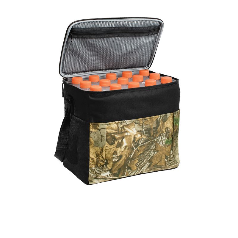 Port Authority Camouflage 24-Can Cube Cooler - Realtree Xtra/Black, 4 of 9