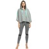 Catalonia Women’s Cropped Hoodie Sweatshirt, Casual ¾ Sleeve Loose Pullover Sweatshirt Crop Top, Womens Summer Tops, One Size Fits Most - 4 of 4