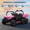 24V 4WD All-Terrain Kids Electric Ride-on Dump Truck,2-Seater with Remote Control,Dump Bed - 3 of 4