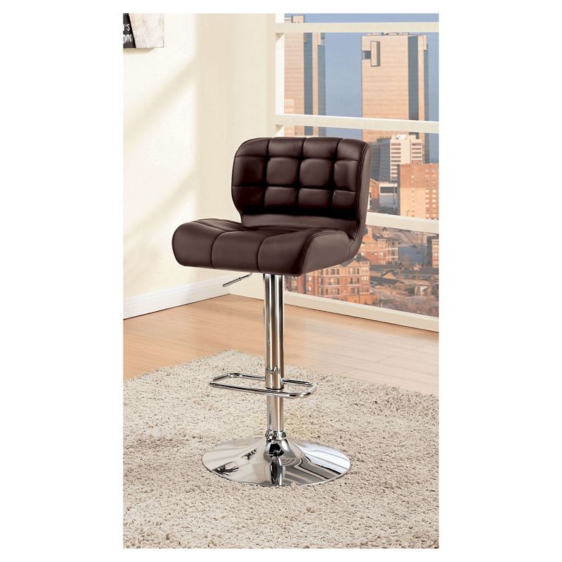 Riley Adjustable Leatherette Barstool - Furniture of America, 3 of 5
