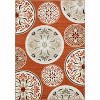 Unique Loom    Outdoor Modern Circles Area Rug - 2 of 4