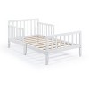 PAGED Toddler Bed Wooden Baby Bed Frame with 4 Side Guardrails and Slatted Deisgn for Bedroom - 4 of 4