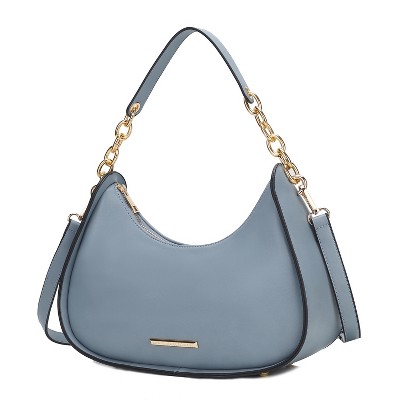 MKF Collection Lottie Vegan Leather Half-Moon Shoulder Bag by Mia K