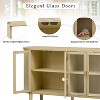 YOOCOZZ Farmhouse Sideboard Cabinet with Doors and Shelves - 4 of 4