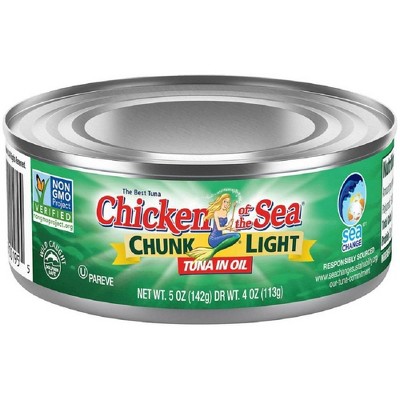 Chicken of the Sea Chunk Light Tuna in Oil - 5oz
