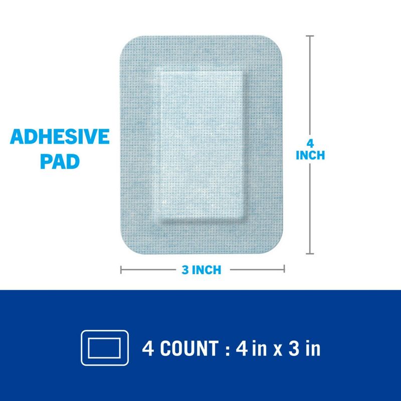 Nexcare Sensitive Skin Sterile Adhesive Pads - 4ct, 5 of 10