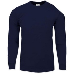 Shaka Wear Men's Max Heavyweight Long Sleeve Crew Neck T-Shirt - 1 of 4