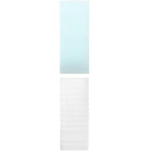 REGALWOVEN Solid Cotton Decorative Hand Towels for Bathroom Hotel and Spa 14" x 30"/13" x 30" 2 Pcs - 1 of 4