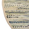 Design Imports Round Boho Chic Chindi - Taupe - 3 Ft Round - 4 of 4