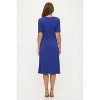 WEST K Women's Darcy Side-Ruched Crew Neck Knit Midi Dress - 3 of 4